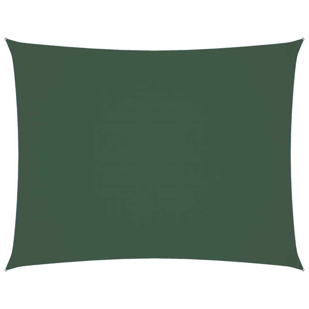 vidaXL Sun Shade Sail Oxford Fabric Rectangular 4x5 m Dark Green