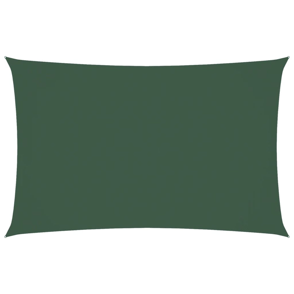 vidaXL Sun Shade Sail Oxford Fabric Rectangular 4x7 m Dark Green
