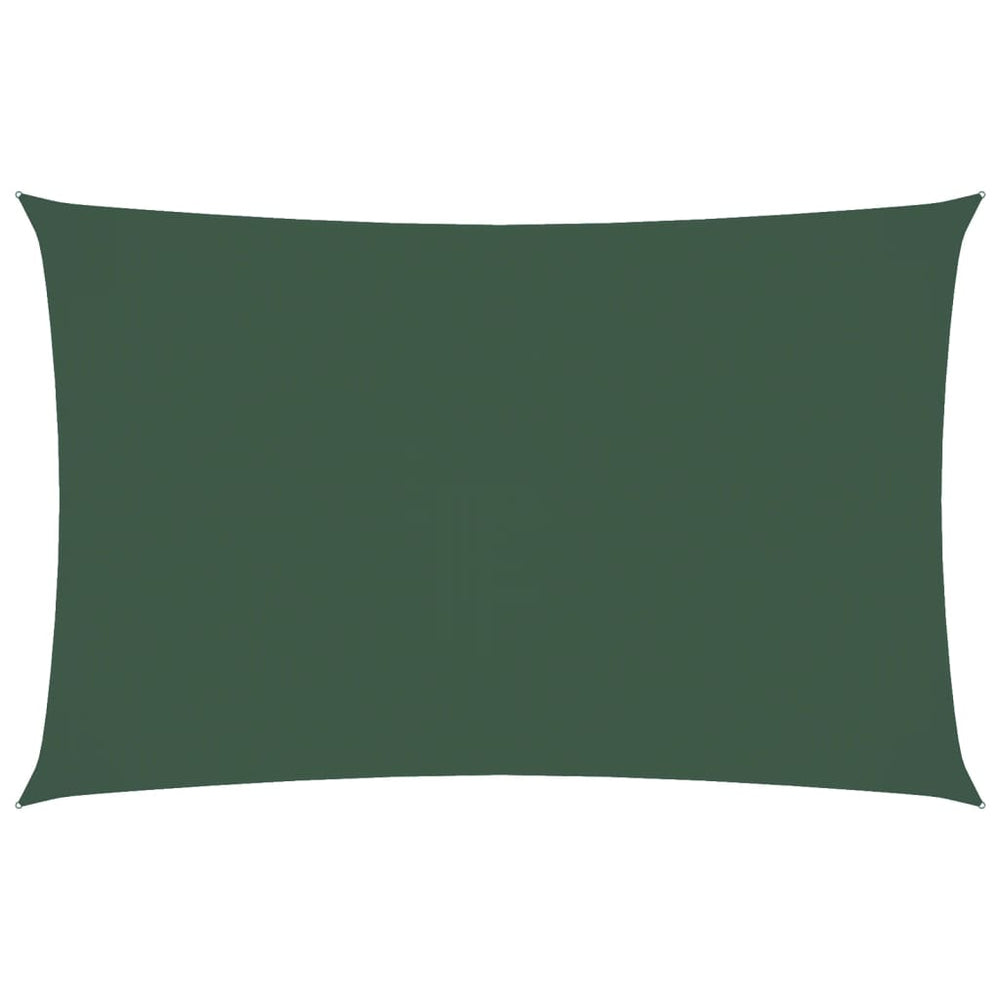vidaXL Sun Shade Sail Oxford Fabric Rectangular 5x8 m Dark Green