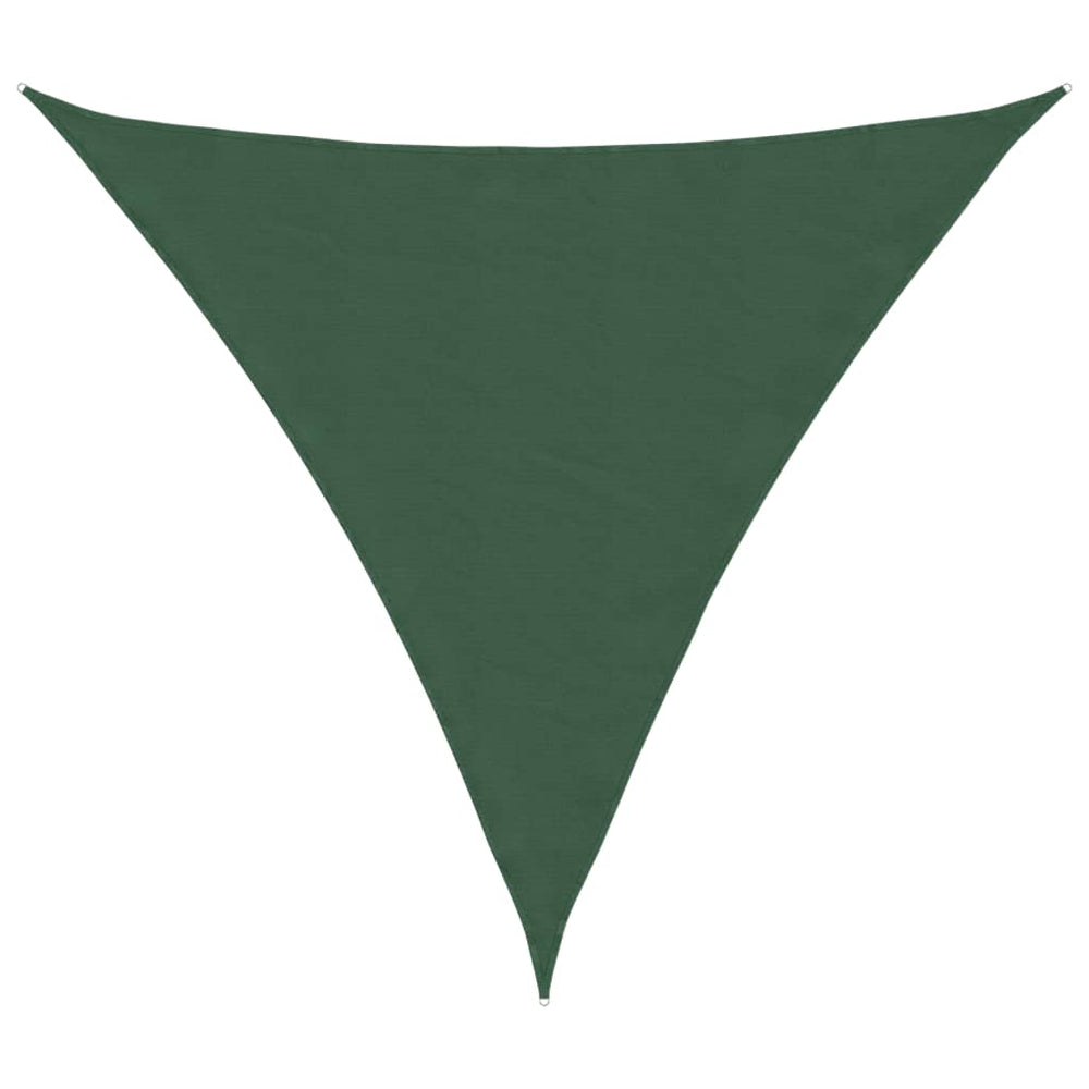 vidaXL Sun Shade Sail Oxford Fabric Triangular 3.6x3.6x3.6 m Dark Green
