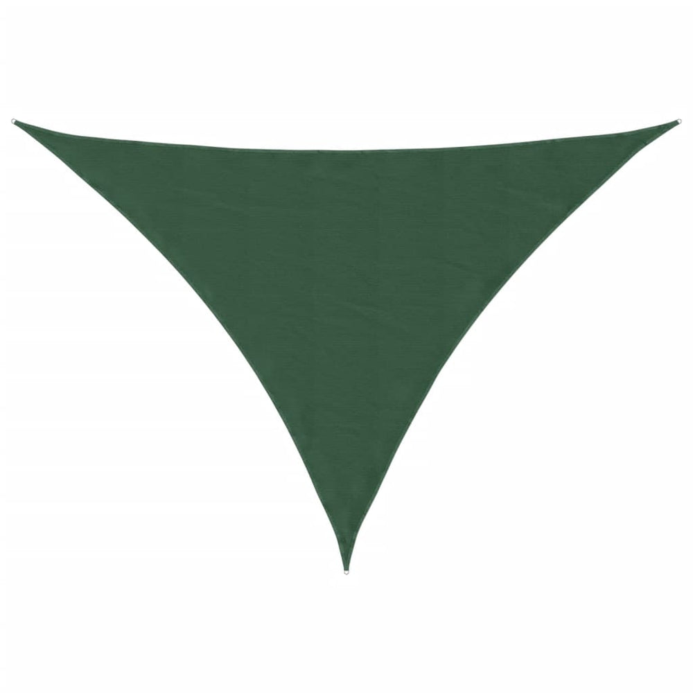 vidaXL Sun Shade Sail Oxford Fabric Triangular 3x4x4 m Dark Green