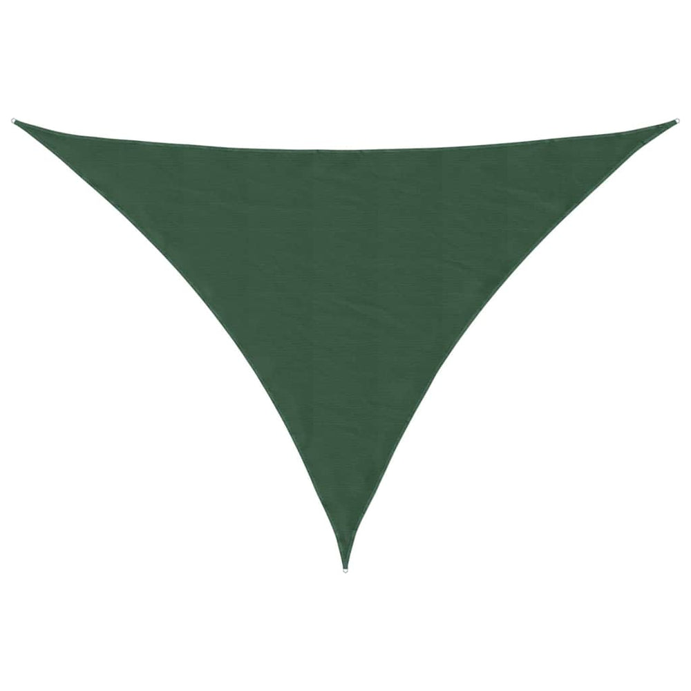vidaXL Oxford Fabric Sun Shade Sail Triangular 5x5x6 m Dark Green