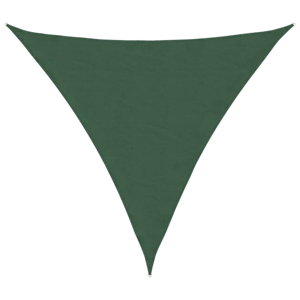 vidaXL Oxford Fabric Sun Shade Sail Triangular 6x6x6 m Dark Green