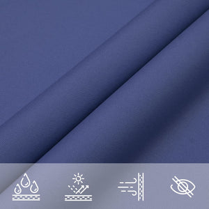 Sonnensegel Oxford-Gewebe Rechteckig 2x4,5 m Blau
