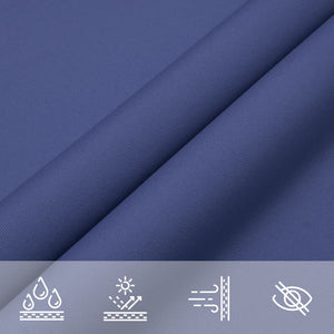 vidaXL Voile d'ombrage en tissu Oxford rectangulaire 2,5x5 m bleu