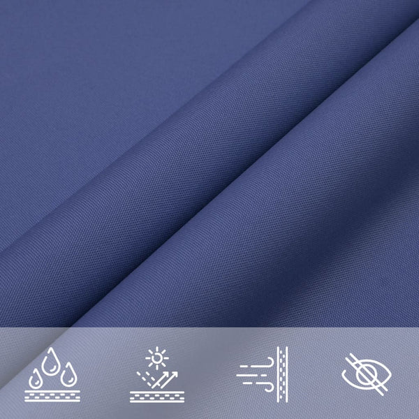 Sonnensegel Oxford-Gewebe Rechteckig 3x5 m Blau