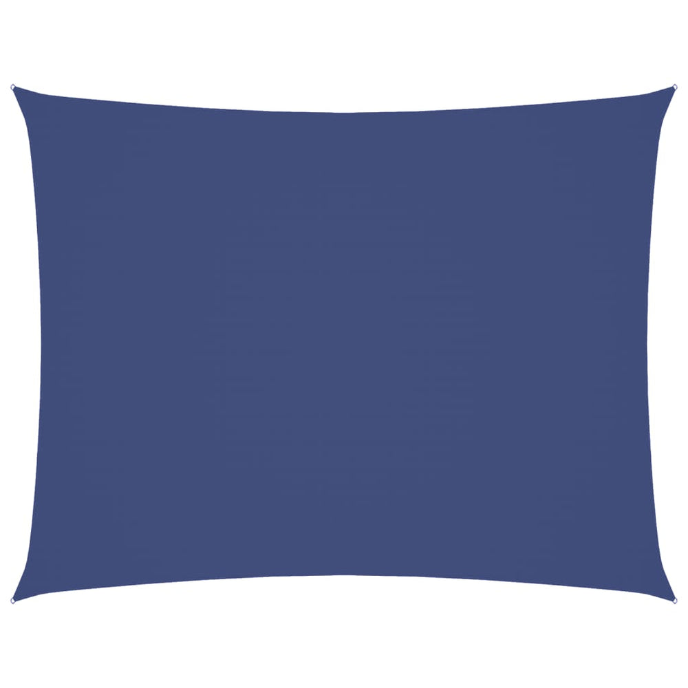 vidaXL Sun Shade Sail Oxford Fabric Rectangular 3.5x5 m Blue