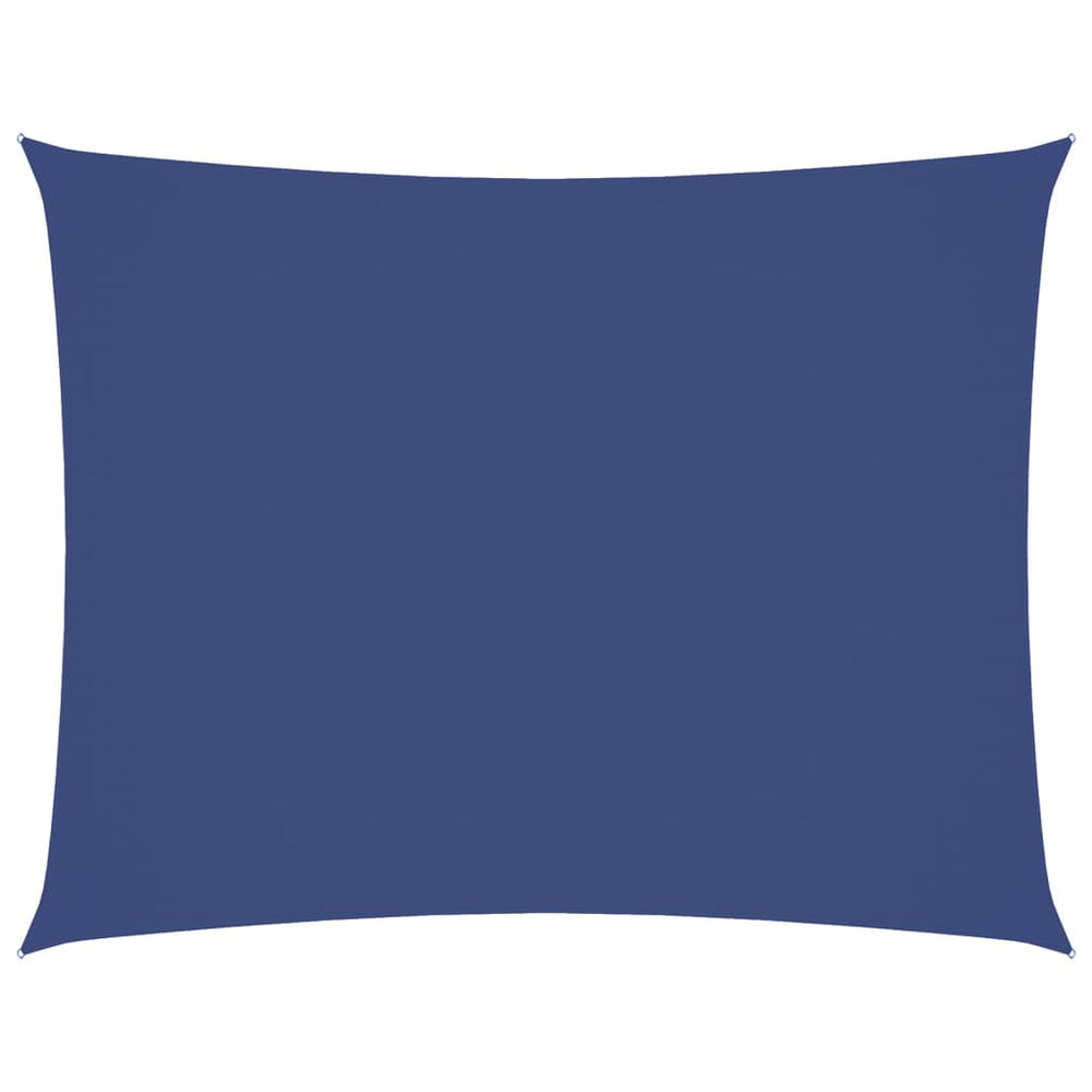 vidaXL Sun Shade Sail Oxford Fabric Rectangular 5x7 m Blue