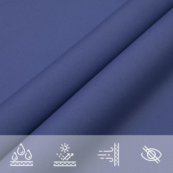 Sonnensegel Oxford-Gewebe Rechteckig 5x7 m Blau