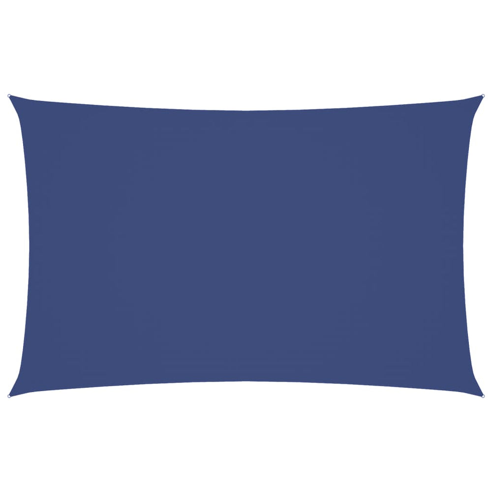 vidaXL Sun Shade Sail Oxford Fabric Rectangular 5x8 m Blue