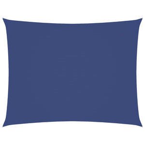 Sonnensegel Oxford-Gewebe Rechteckig 6x7 m Blau