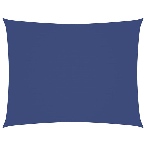 Sonnensegel Oxford-Gewebe Rechteckig 6x7 m Blau
