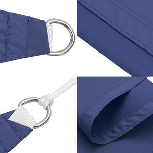 Sonnensegel Oxford-Gewebe Rechteckig 6x7 m Blau