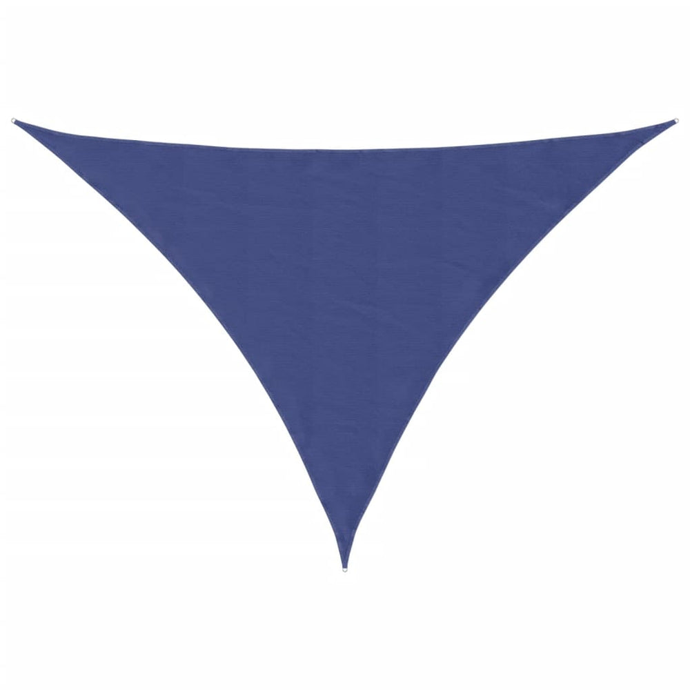 vidaXL Sun Shade Sail Oxford Fabric Triangular 3x3x4.24 m Blue