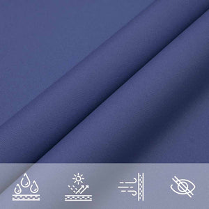 Sonnensegel Oxford-Gewebe Dreieckig 3x4x4 m Blau
