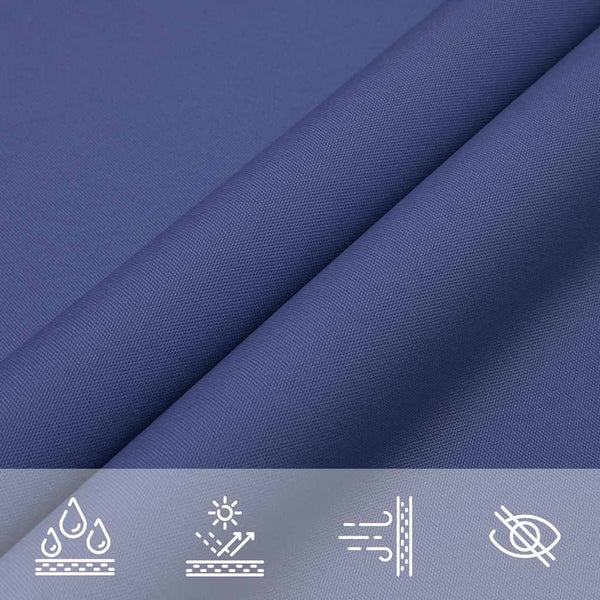 Sonnensegel Oxford-Gewebe Dreieckig 3x4x4 m Blau