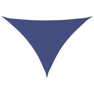 vidaXL Voile d'ombrage triangulaire en tissu Oxford 3,5x3,5x4,9 m Bleu