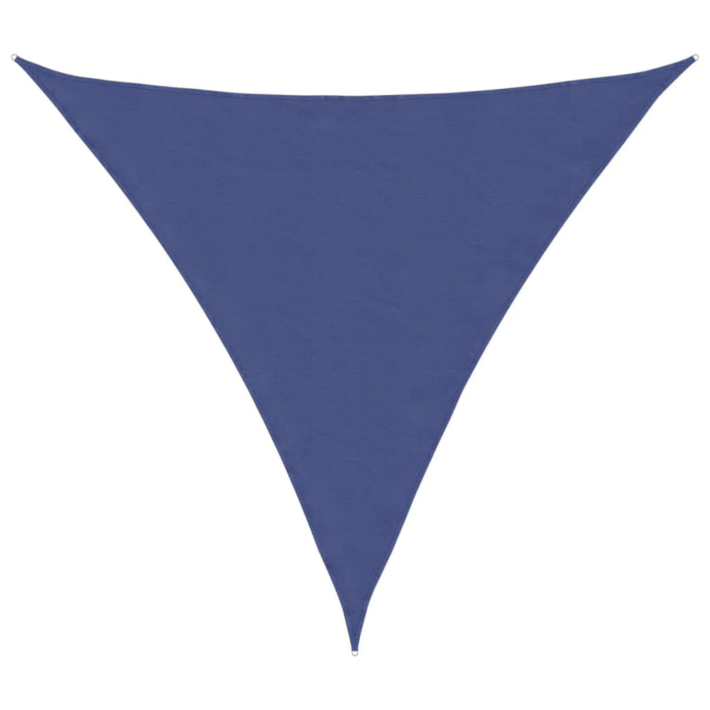 vidaXL Oxford Fabric Sun Shade Sail Triangular 4x4x4 m Blue