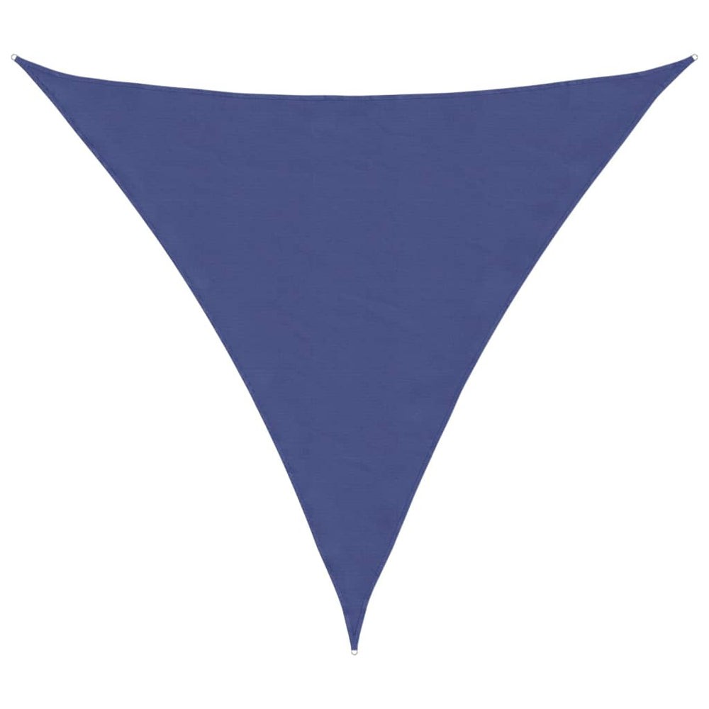 vidaXL Sun Shade Sail Oxford Fabric Triangular 5x5x5 m Blue