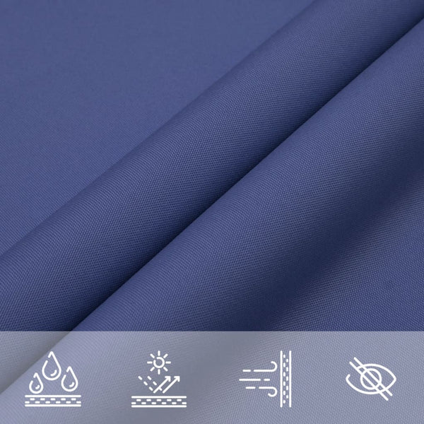 Sonnensegel Oxford-Gewebe Dreieckig 4x5x6,4 m Blau