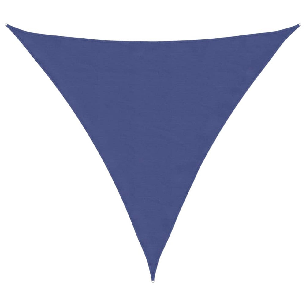 vidaXL Voile d'ombrage en tissu Oxford triangulaire 6x6x6 m bleu