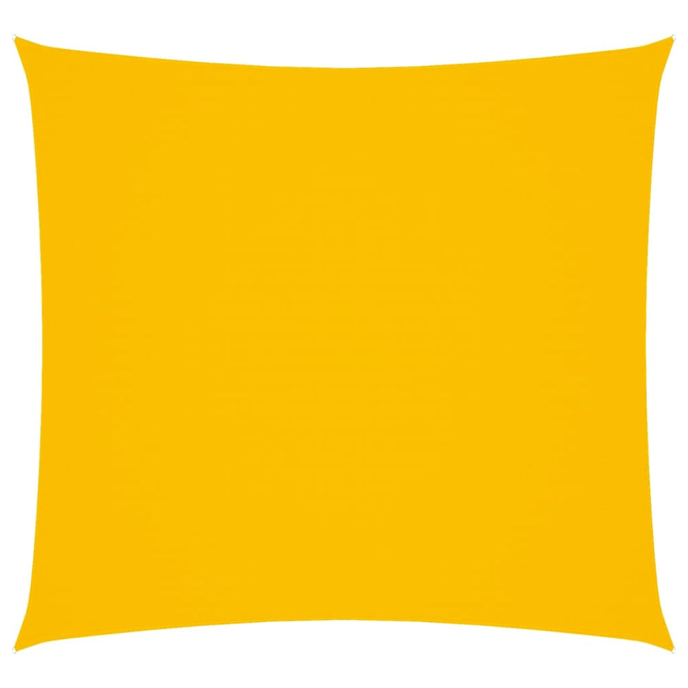 vidaXL Voile d'ombrage Tissu Oxford Carré 2x2 m Jaune
