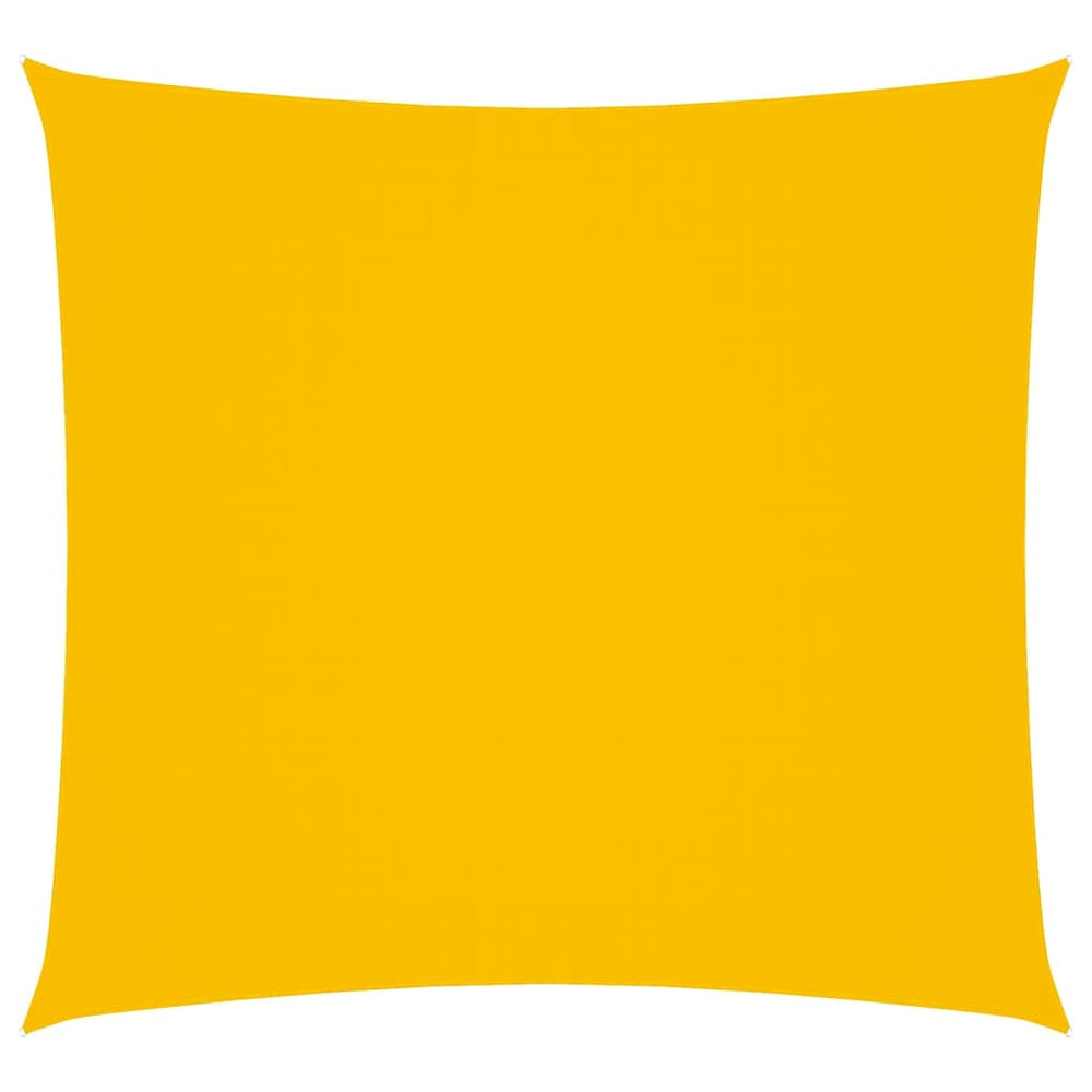vidaXL Voile d'ombrage Tissu Oxford Carré 2,5x2,5 m Jaune