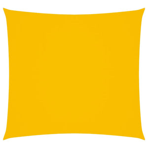 Sonnensegel Oxford-Gewebe Quadratisch 2,5x2,5 m Gelb