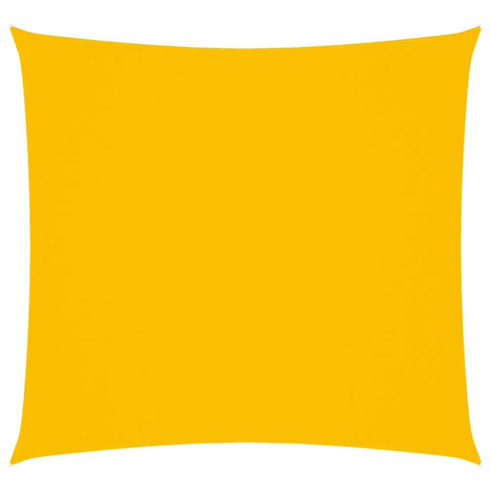 vidaXL Voile d'ombrage en tissu Oxford Carré 3,6x3,6 m Jaune