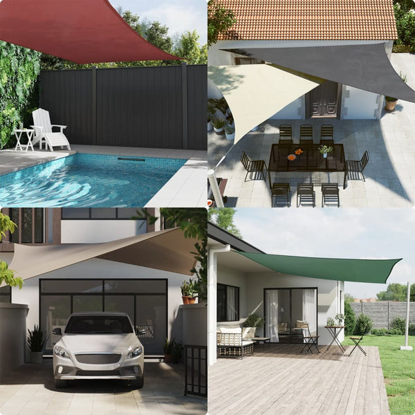 Sonnensegel Oxford-Gewebe Quadratisch 3,6x3,6 m Gelb