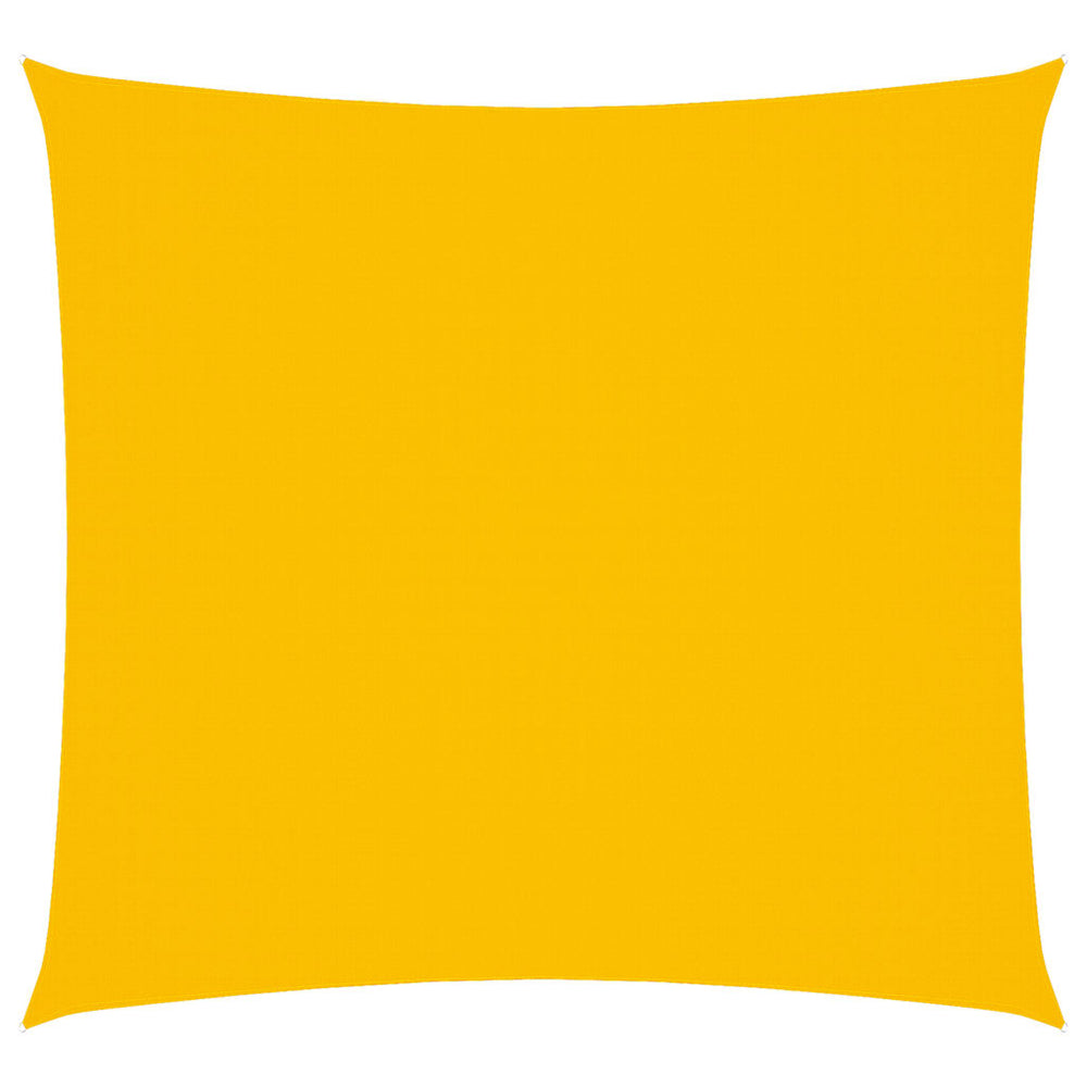 vidaXL Voile d'ombrage Tissu Oxford Carré 4x4 m Jaune