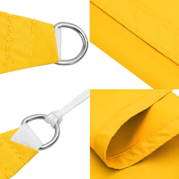 Sonnensegel Oxford-Gewebe Quadratisch 4x4 m Gelb