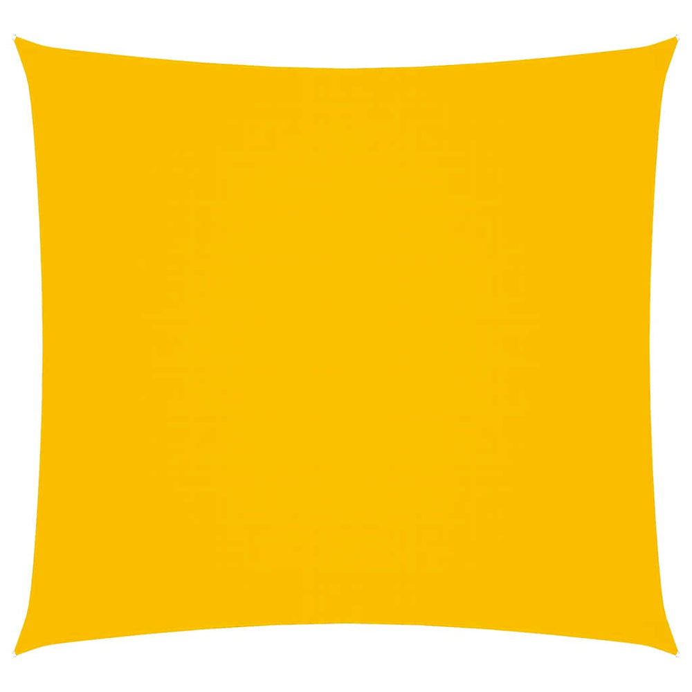 vidaXL Voile d'ombrage en tissu Oxford Carré 6x6 m Jaune
