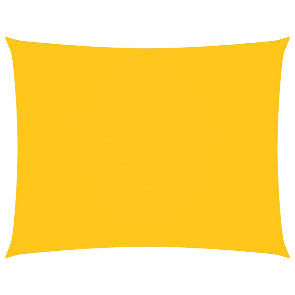 vidaXL Voile d'ombrage en tissu Oxford rectangulaire 2x3 m Jaune
