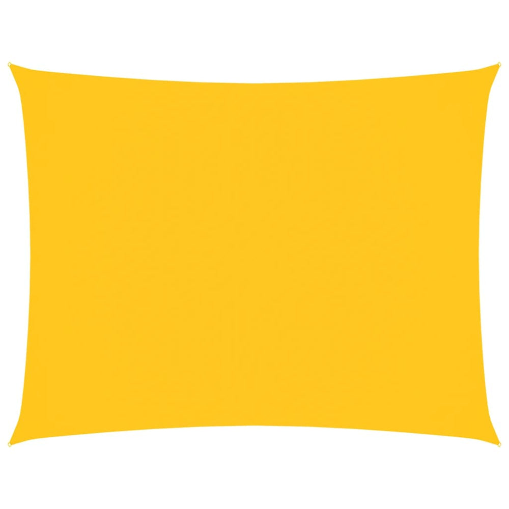 vidaXL Voile d'ombrage en tissu Oxford rectangulaire 2x3,5 m Jaune