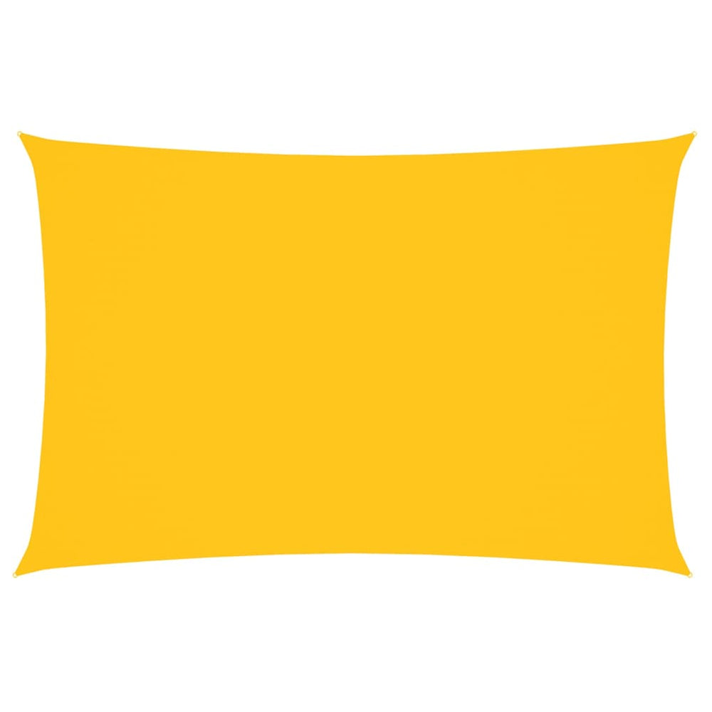 vidaXL Voile d'ombrage Tissu Oxford Rectangulaire 2x4 m Jaune