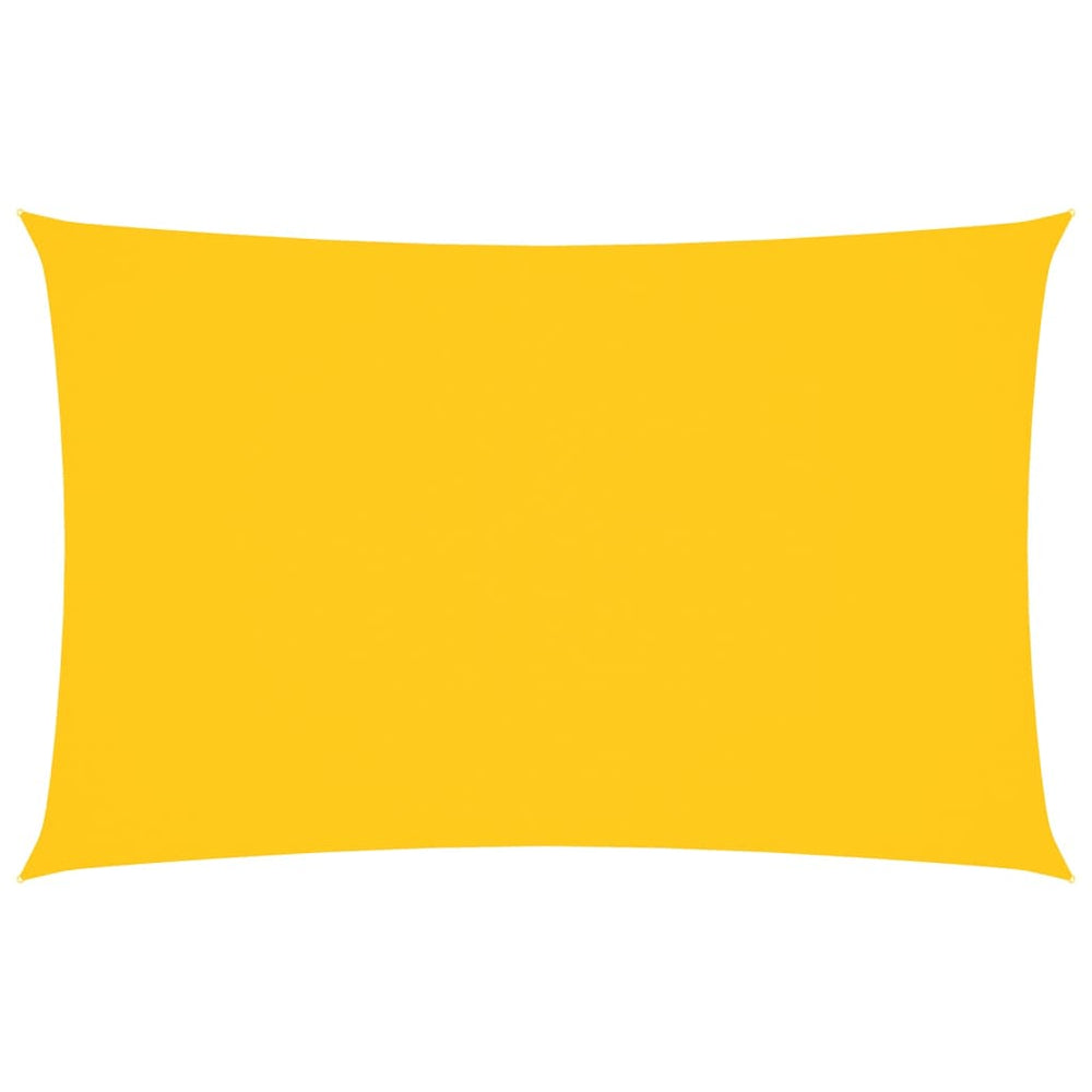 vidaXL Voile d'ombrage Tissu Oxford Rectangulaire 2x5 m Jaune