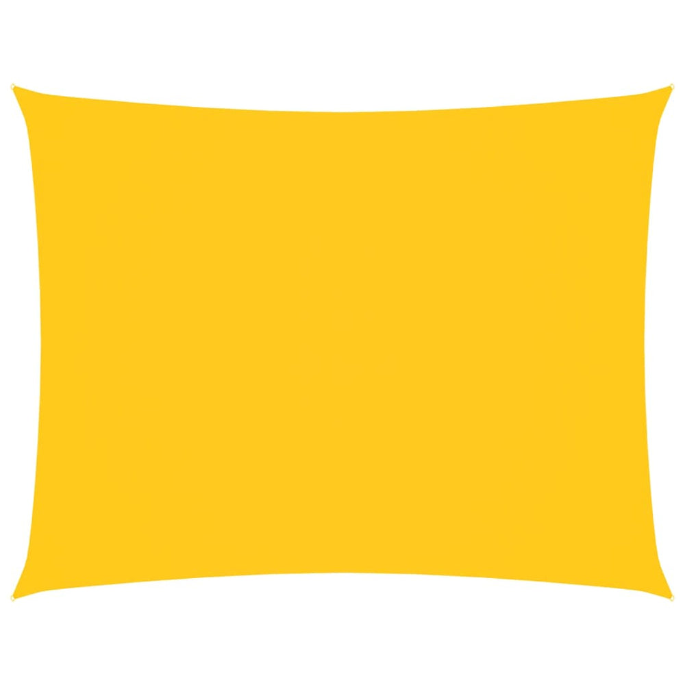 vidaXL Voile d'ombrage en tissu Oxford rectangulaire 2,5x3,5 m jaune