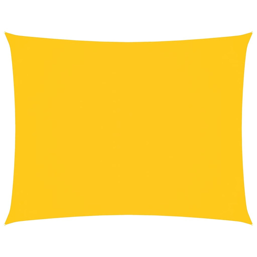 vidaXL Voile d'ombrage Tissu Oxford Rectangulaire 2,5x4 m Jaune