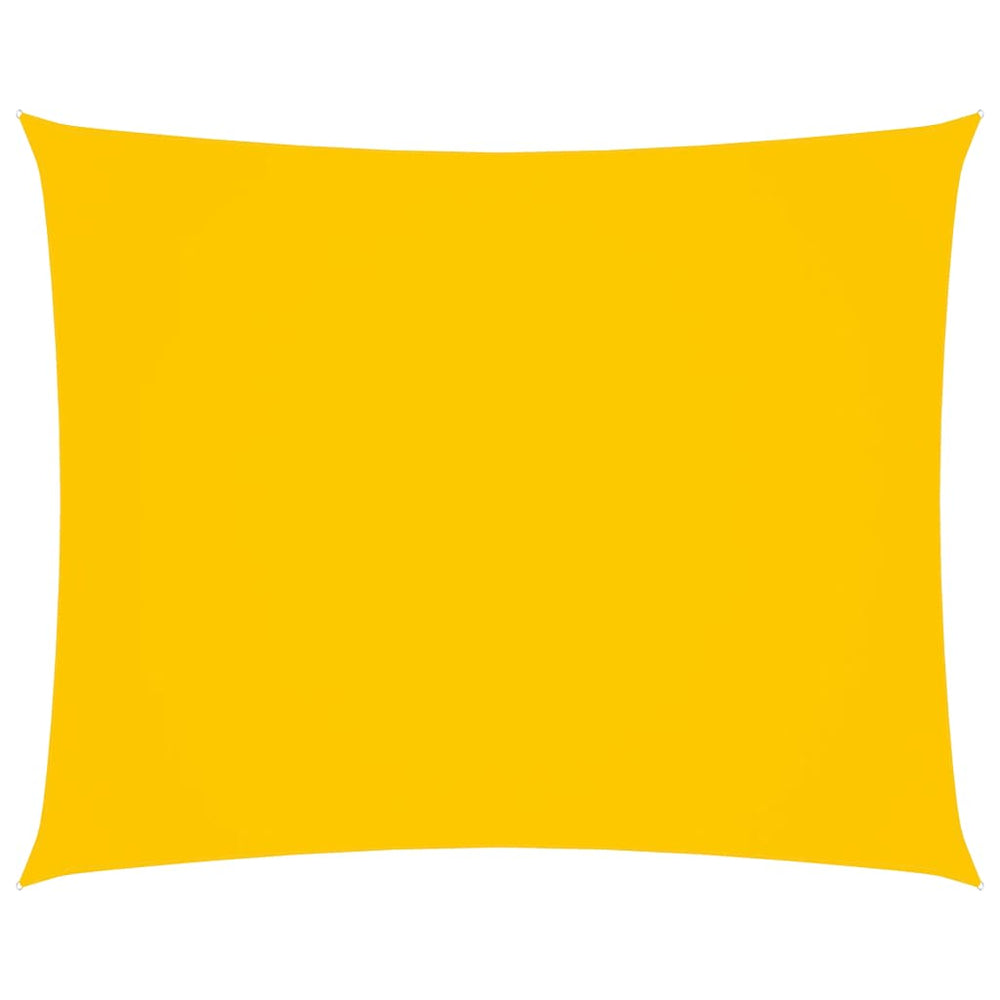 vidaXL Voile d'ombrage Tissu Oxford Rectangulaire 2,5x4,5 m Jaune