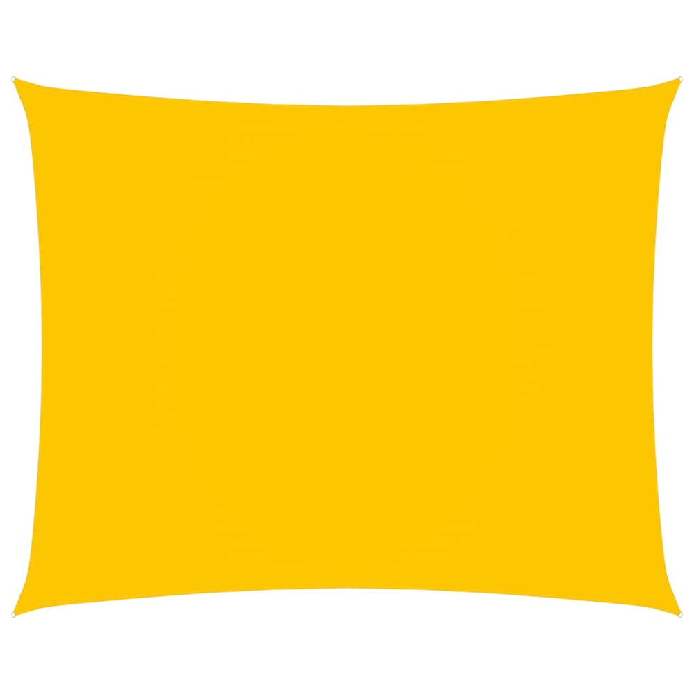vidaXL Voile d'ombrage en tissu Oxford rectangulaire 3x4 m jaune