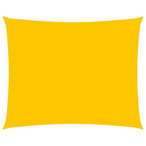 vidaXL Voile d'ombrage en tissu Oxford rectangulaire 3x4 m jaune