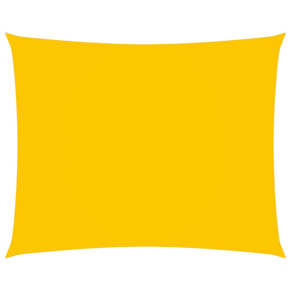 vidaXL Voile d'ombrage en tissu Oxford rectangulaire 3x4 m jaune