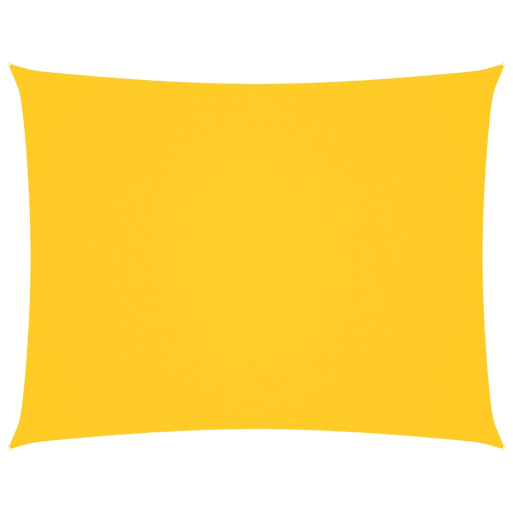 vidaXL Voile d'ombrage Tissu Oxford Rectangulaire 3x4,5 m Jaune