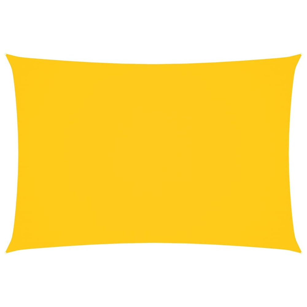 vidaXL Voile d'ombrage Tissu Oxford Rectangulaire 3x5 m Jaune