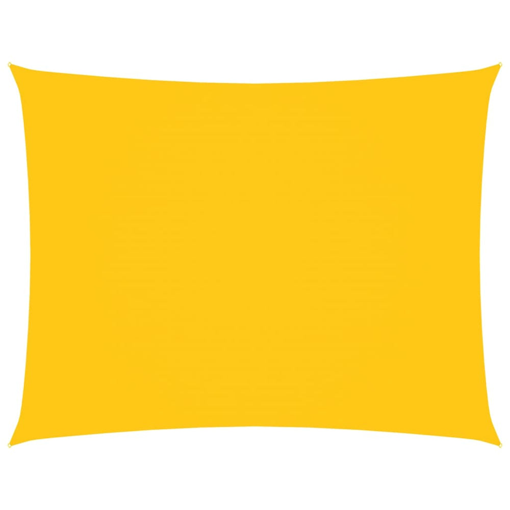 vidaXL Voile d'ombrage Tissu Oxford Rectangulaire 3,5x4,5 m Jaune