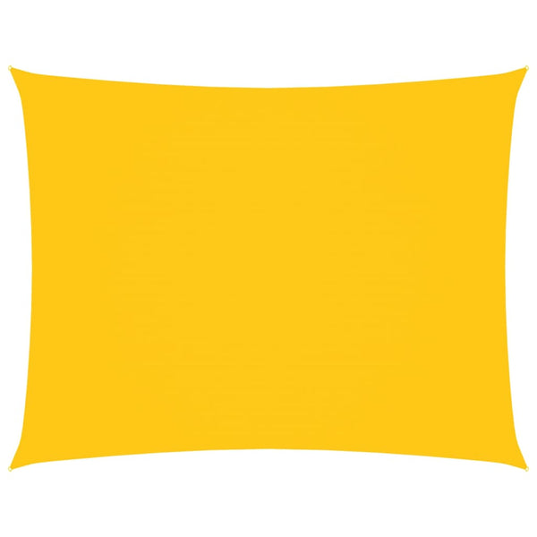 Sonnensegel Oxford-Gewebe Rechteckig 3,5x4,5 m Gelb