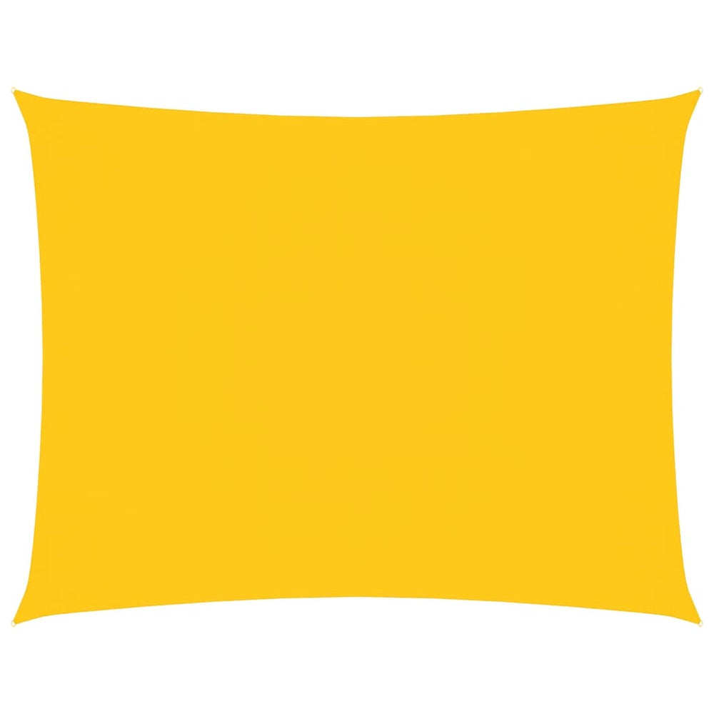 vidaXL Voile d'ombrage en tissu Oxford rectangulaire 3,5x5 m jaune