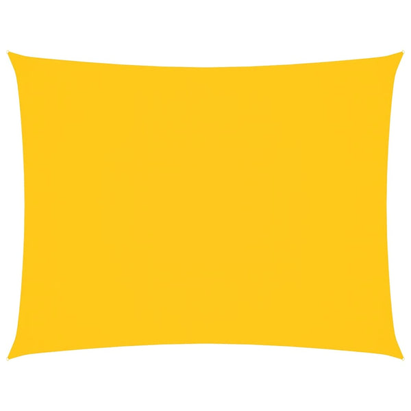Sonnensegel Oxford-Gewebe Rechteckig 3,5x5 m Gelb