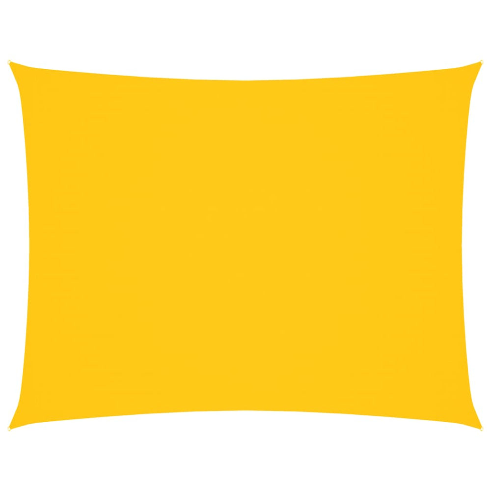 vidaXL Voile d'ombrage Tissu Oxford Rectangulaire 4x5 m Jaune